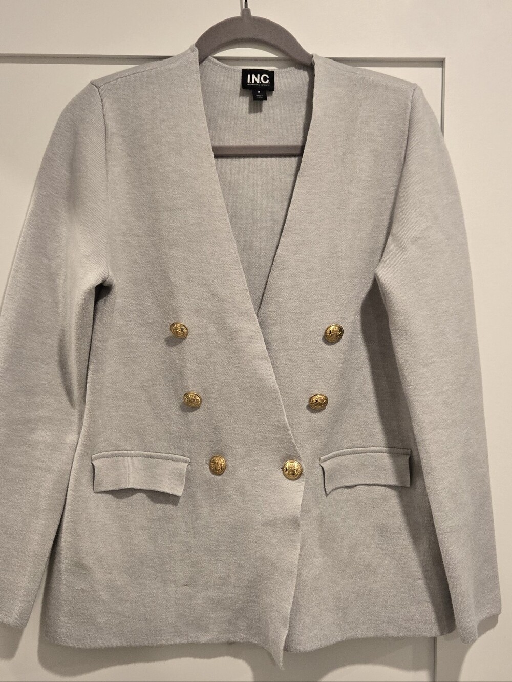 Womens INC Sweater Blazer Medium